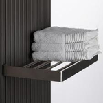 Jaga Tetra handdoekrek voor radiator geborsteld RVS 670mm 7944068