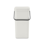 Brabantia Sort & Go Poubelle - 16 litres - poignée - avec barre - light grey SW1117370