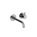 Hotbath Cobber Afbouwdeel - voor wastafelkraan - 18cm uitloop - hoogglans chroom SW1117774