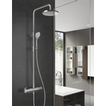 Hotbath SDS 1 set de douche de pluie thermostatique Buddy chrome 3 jets douchette et douche de tête 30cm SW18679