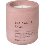 Blomus Fraga bougie parfumée - sel de mer et sauge - h 8 cm - diamètre 6.5cm - rose fanée SW476933