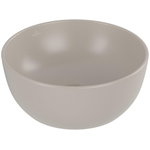 Villeroy & Boch Artis opzetwastafel - 32.5cm rond - zonder kraangat CeramicPlus - almond (beige) SW1386877