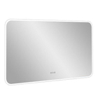 Crosswater Svelte spiegel – 120x70 cm – indirecte LED rondom – spiegelverwarming, dimbaar – Aluminium SW487441
