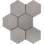 Ceralto Rovino Concrete Carreau de sol - 18.2x21cm - 9.5mm - Peltro SW24139