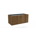 Arcqua ridge meuble de base 100x45.5x45cm 1 tiroir push to open mdf foiled oak cafe SW909453