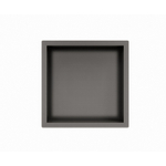 Fortifura Galeria Inbouwnis - 30x30x10cm - Geborsteld Gunmetal PVD SW891056