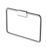 Geesa Aim Anneau porte-serviette rectangulaire 20x14cm chrome SW98630