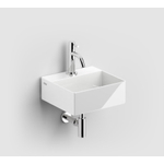Clou Flush fontein 28x27cm inclusief plug met kraangat keramiek glanzend wit SW106235