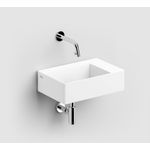Clou New Flush 2 Lave-main avec trou de robinet perçable aluite blanc mat SW106243