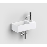 Clou New Flush 3 Lave-main avec trou de robinet perçable aluite blanc mat SW106246