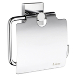 Smedbo House Toiletrolhouder - met klep - chroom SW12226