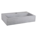 Differnz Flat Lavabo WC béton gris clair 38 x 24 x 8 cm SW705269