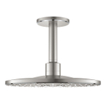 GROHE Rainshower SmartActive 310 Tête de douche - 31cm - 2 jets - bras de plafond 14,2cm - supersteel SW545416