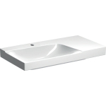 Geberit Xeno2 lavabo 90x48x14cm avec trou de robinet sans trop-plein tablette à droite KeraTect blanc SW417522
