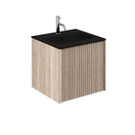 Crosswater Limit Wastafelonderkast - 70x45x46.5cm - modern oak/anthracite (hout) SW857409