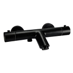 Xellanz Rio thermostatische badmengkraan 15 cm mat zwart SW161920