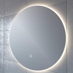 Adema Circle Miroir rond diamètre 100cm avec éclairage LED indirect et interrupteur tactile SW494082
