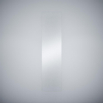 Wiesbaden Slim Paroi de douche 50x200cm avec verre Nano 8mm clair sans profilé et barre de renfort SW203904