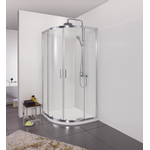 Marenza Neptune 2142 Cabine de douche - quart de cercle - 90x90x195cm - verre clair sw6323