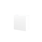 Proline meuble lave-mains p2o 1 porte 40x23x40cm blanc brillant SW350660