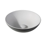 By Goof Waskom - opbouw - 38.5x13.8x38.5cm - Solid surface - Rond - Mat Grijs SW1177039