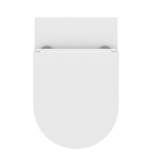 Crosswater KAI X Slim abattant avec softclose avec quick release 36x41x5cm ABS plastique blanc SW224453