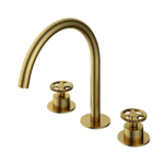 Hotbath Cobber @work 3-gats - inbouw wastafelmengkraan - PVD - geborsteld messing (goud) SW440694