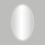Best Design Divo spiegel ovaal 60x80cm inclusief LED verlichting met touchscreen schakelaar SW420076