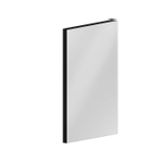 Sjithouse Furniture miroir rectangulaire 40x70 en cadre noir simple affleurant le cadre mat SW723323