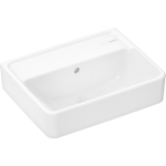Hansgrohe Xanuia Q Wastafel/Fontein - 45x34cm - inbouw - zonder kraangaten - met overloop - glans wit SW1165087