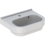Geberit 300 Basic wastafel - 50cm - 1 kraangat - met overloop - wit SW417305