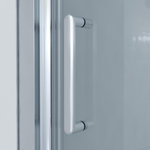 Marenza Slide Quick Fit Porte coulissante - 110x190cm - verre de sécurité 6mm - profilé alu - anti-calcaire - chrome SW238225