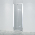 Marenza Fold Porte pliante - 70x190cm - verre de sécurité 6mm - profilé alu - anti-calcaire - chrome SW8414