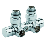 Vasco bloc inférieur coudé 50 mm chrome SW59912