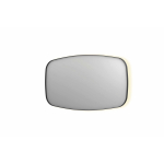INK SP30 spiegel - 140x4x80cm contour in stalen kader incl indir LED - verwarming - color changing - dimbaar en schakelaar - mat zwart SW956014
