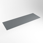 Mondiaz TOP 46 Plan sous vasque - 140x46x0.9cm - compatible comme plan de meuble - solid surface - Plata SW1017702