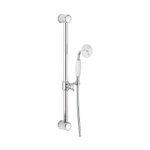 Crosswater Belgravia Ensemble barre de douche - 60cm - douchette à main - flexible de douche - chrome SW258667