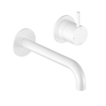 Hotbath Cobber Robinet de lavabo encastré - bec 18 cm - blanc mat SW1210982