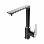 Wiesbaden Casma Keukenkraan aluminium - mat zwart SW276894