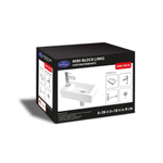 Best Design One Pack fonteinset - 36x18cm - kraan links - wit SW8948