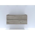 HR badmeubelen Infinity Meuble sous lavabo - 120x44.8x55cm - 2 tiroirs - découpe siphon gauche - sans poignée - craft oak SW749131