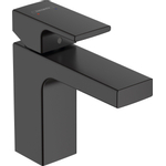 Hansgrohe Vernis Shape 1 greeps wastafelkraan - 100 met trekwaste - mat zwart SW651687
