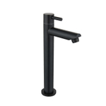 Fortifura Calvi Robinet de lavabo - 23cm - rehaussé - montage sur plan - mat noir SW1476845