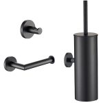 Plieger Vigo toiletset hang/staand - Mat zwart SW547049