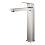 GROHE Eurocube waterbesparende wastafelkraan xl-size m. gladde body supersteel SW444354