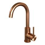 Brauer Copper Edition Robinet lavabo rehaussé bec rond poignée standard ColdStart Cuivre brossé PVD SW374449
