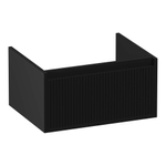 Ichoice semi-groovy meuble 60 59x30x45.5cm noir mat SW722227
