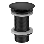 Wiesbaden Unimatch Clickwaste afvoerplug verlengd 5/4" - gunmetal (antraciet) SW890843