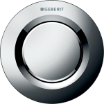 Geberit Type01 Plaque de commande pneumatique 1 bouton chrome GA13929
