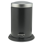 Sealskin Acero Poubelle à pédale 3 litres sur pied Noir CO361732419